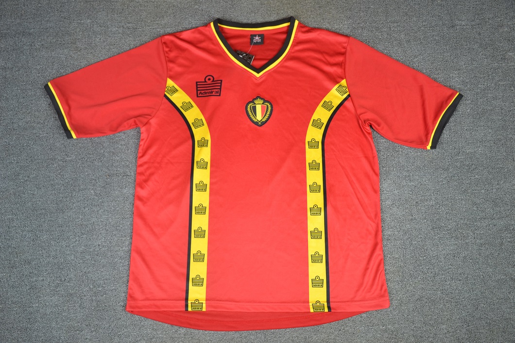 AAA Quality Belgium 1982 Home Soccer Jersey